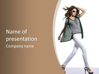 Luxury Sunglasses Full PowerPoint Template