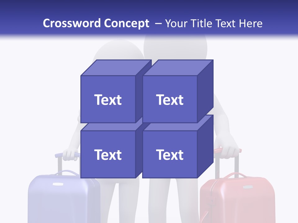 Bag Lovers Person PowerPoint Template