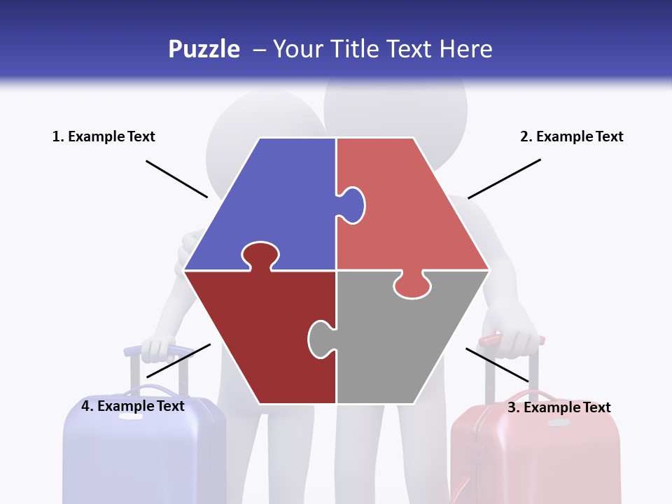 Bag Lovers Person PowerPoint Template