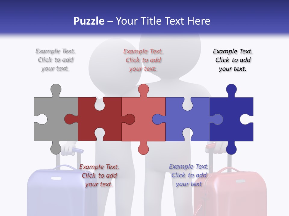 Bag Lovers Person PowerPoint Template