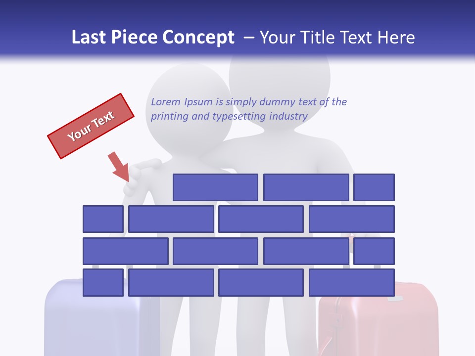 Bag Lovers Person PowerPoint Template