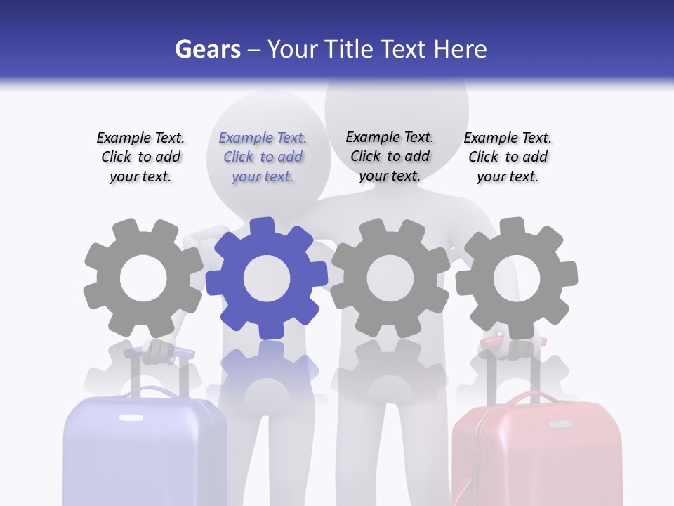 Bag Lovers Person PowerPoint Template