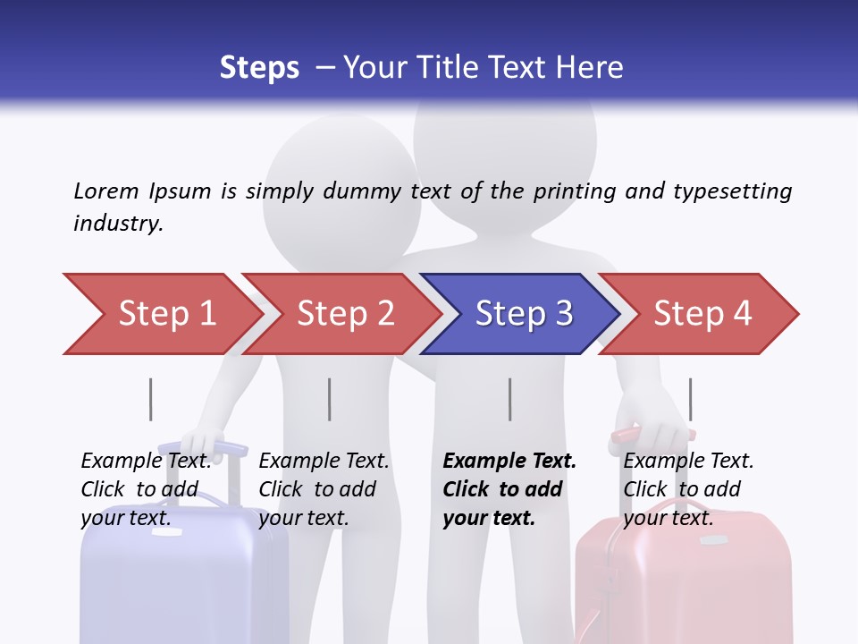 Bag Lovers Person PowerPoint Template