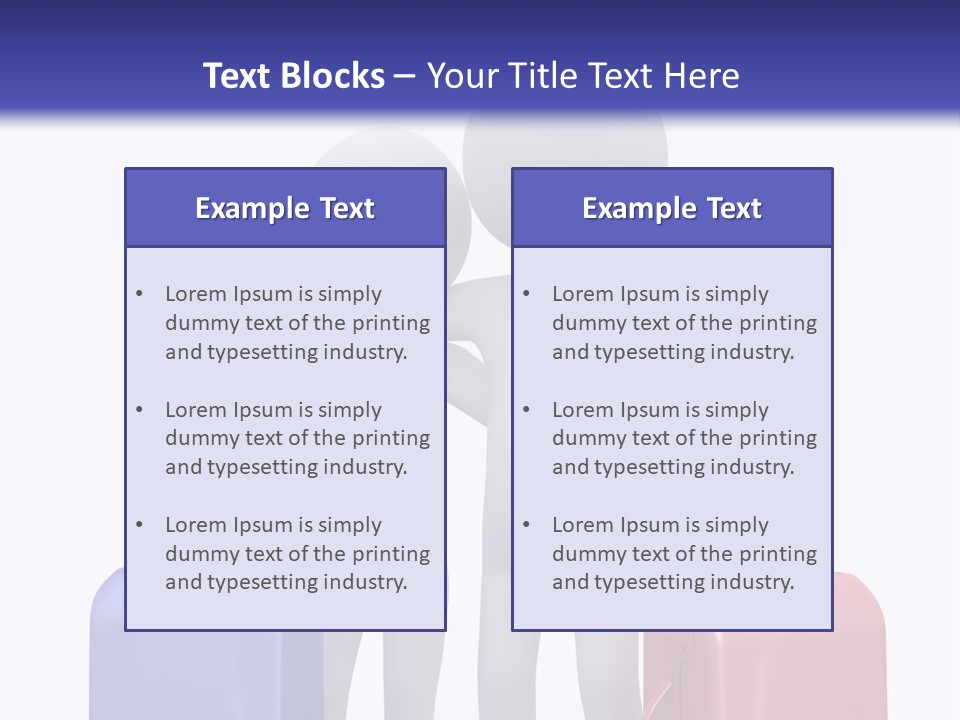 Bag Lovers Person PowerPoint Template