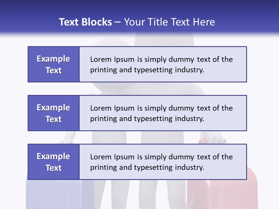 Bag Lovers Person PowerPoint Template