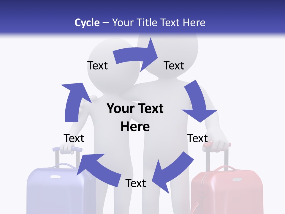 Bag Lovers Person PowerPoint Template