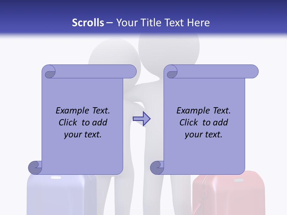 Bag Lovers Person PowerPoint Template