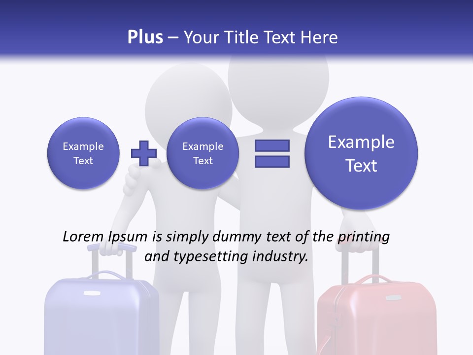 Bag Lovers Person PowerPoint Template