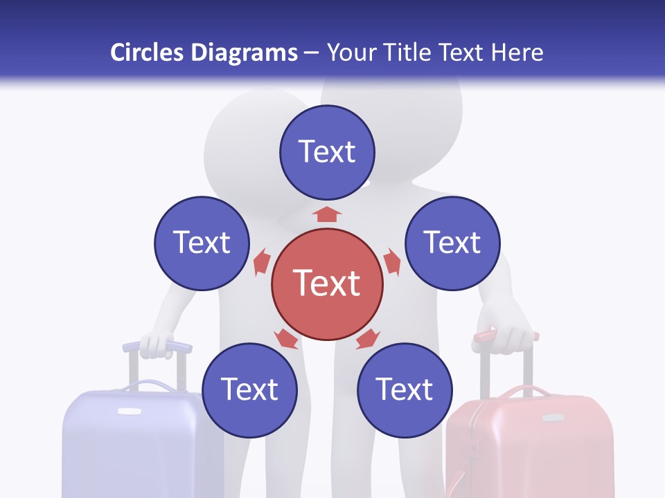 Bag Lovers Person PowerPoint Template