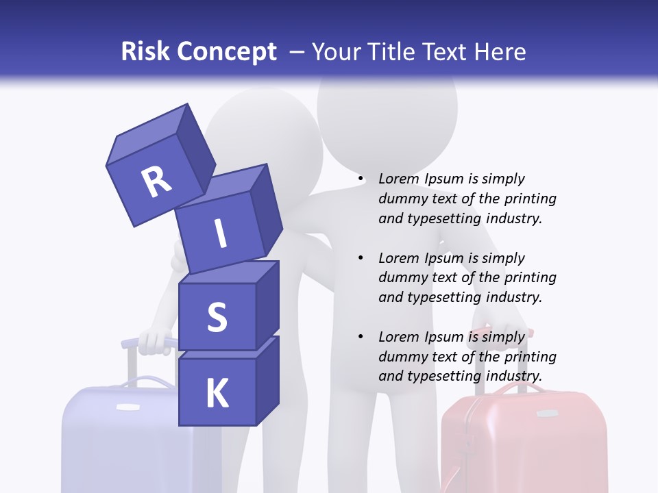 Bag Lovers Person PowerPoint Template