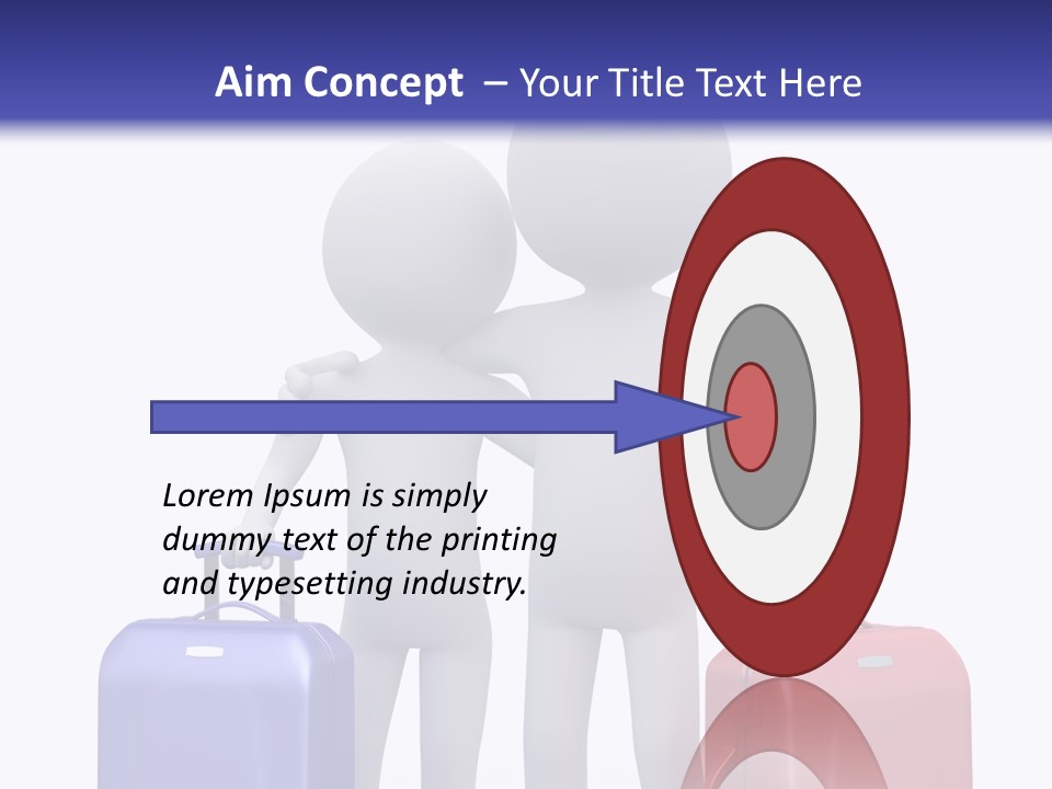 Bag Lovers Person PowerPoint Template