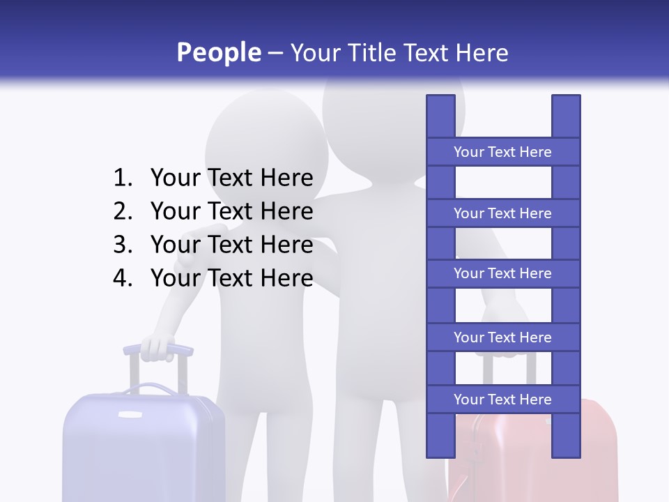 Bag Lovers Person PowerPoint Template