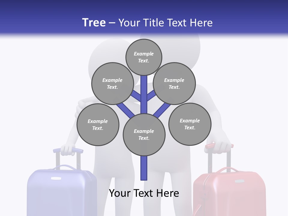 Bag Lovers Person PowerPoint Template