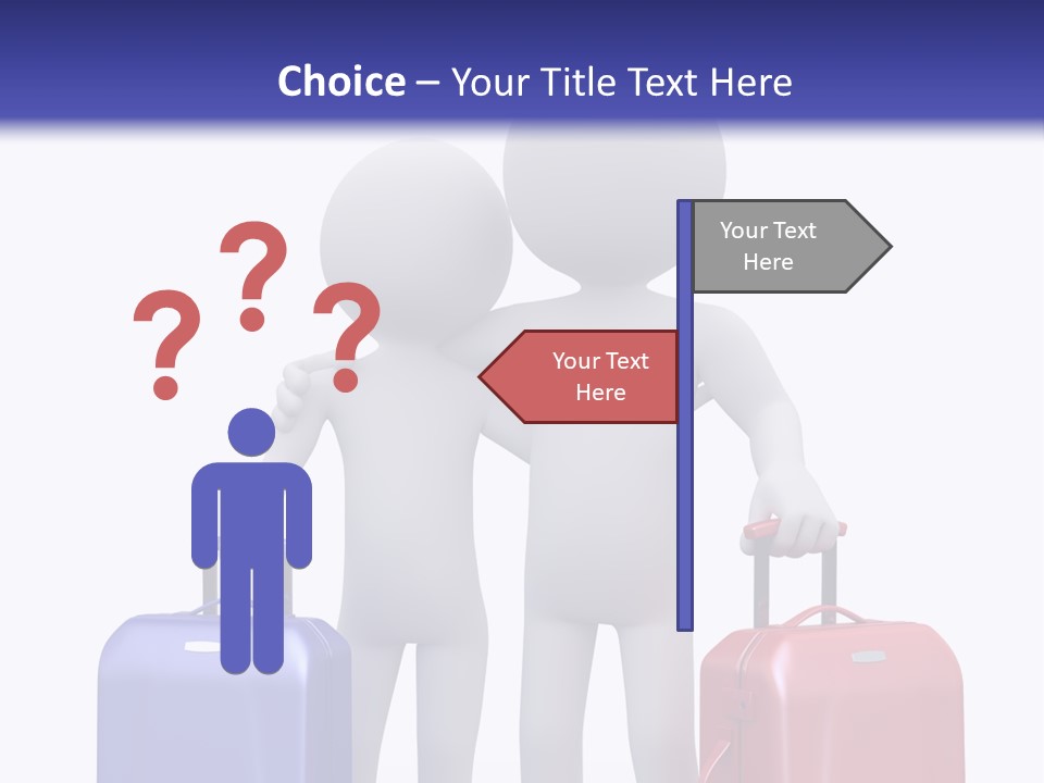 Bag Lovers Person PowerPoint Template