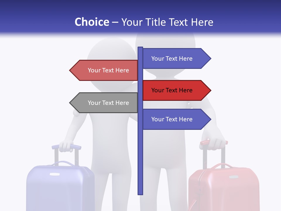 Bag Lovers Person PowerPoint Template