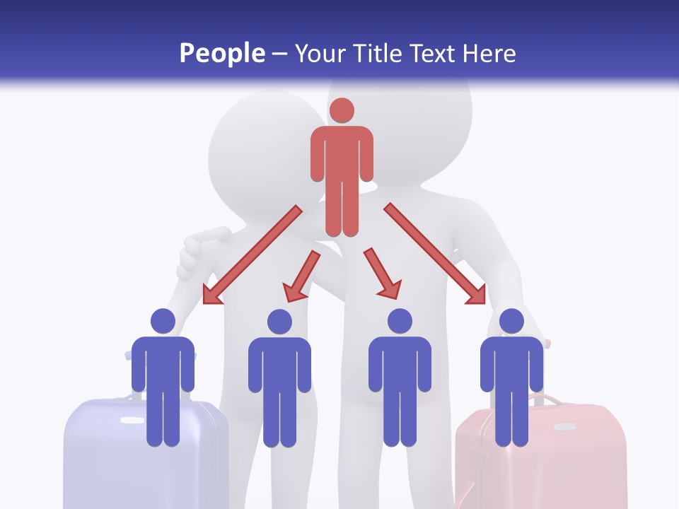 Bag Lovers Person PowerPoint Template