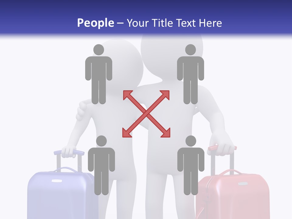 Bag Lovers Person PowerPoint Template