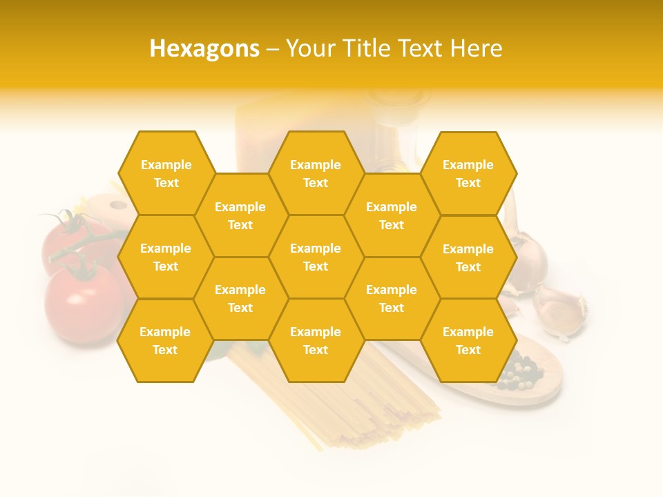 Yellow Culture Garlic PowerPoint Template