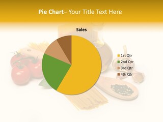 Yellow Culture Garlic PowerPoint Template