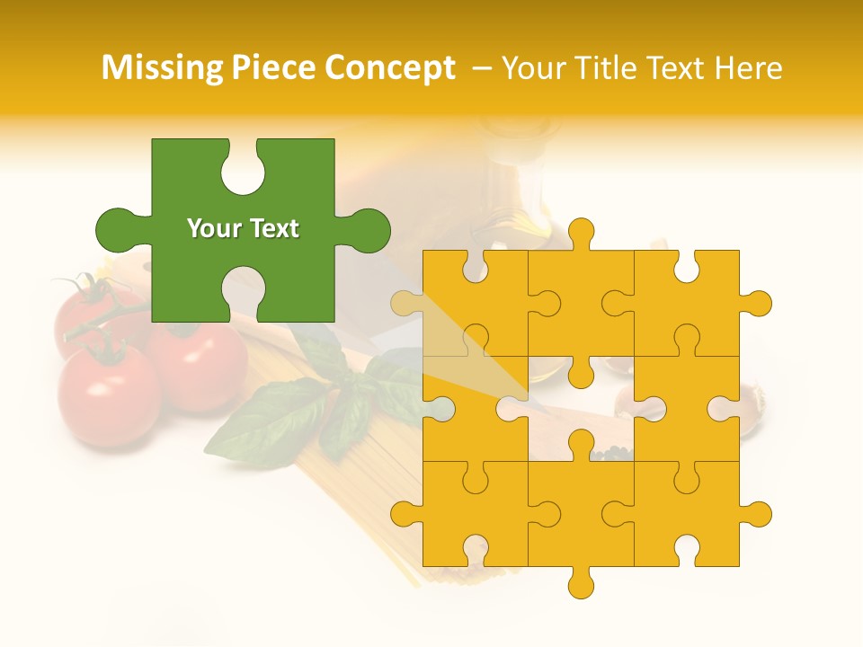 Yellow Culture Garlic PowerPoint Template