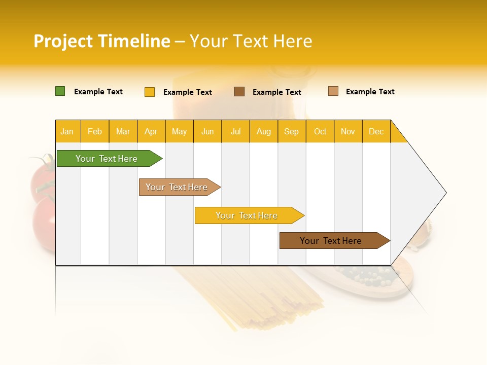 Yellow Culture Garlic PowerPoint Template