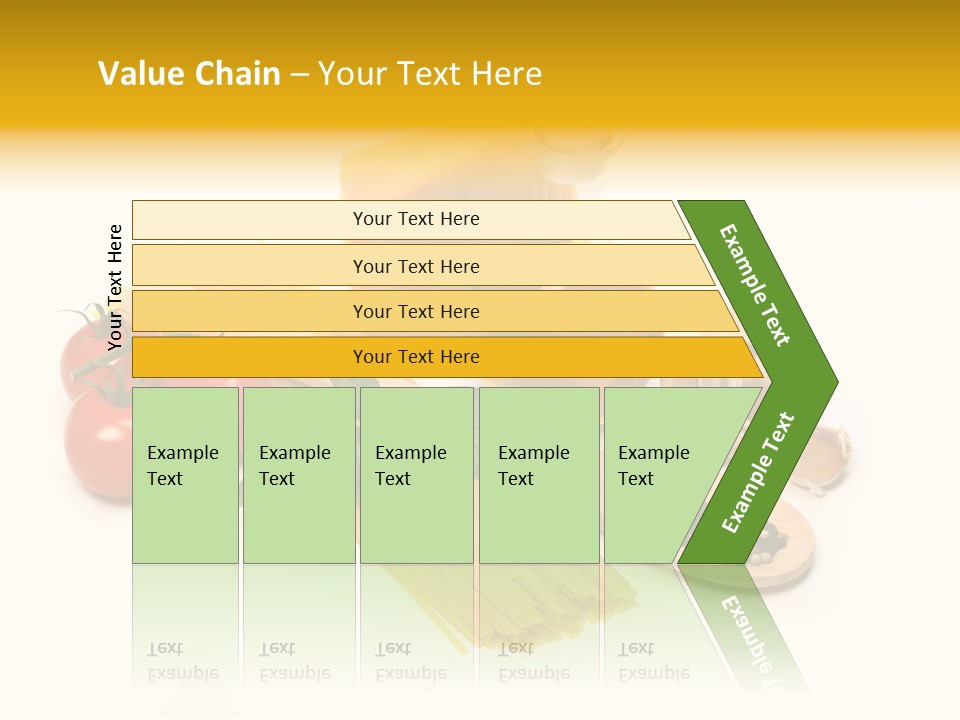 Yellow Culture Garlic PowerPoint Template