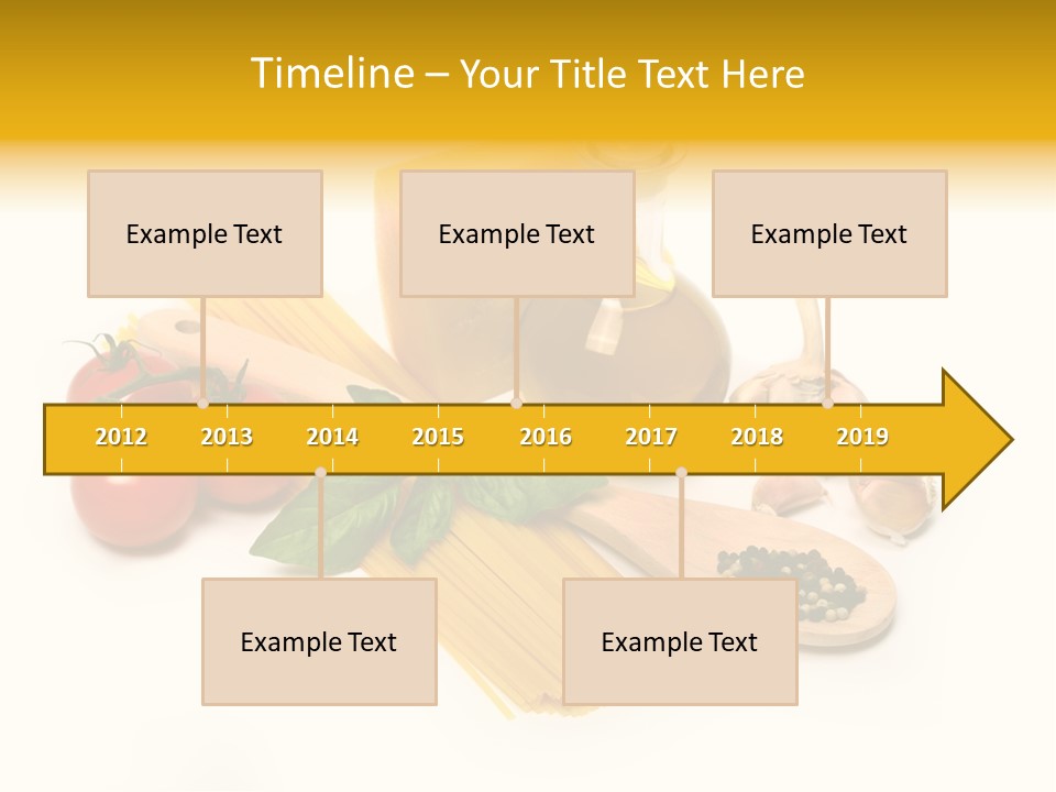 Yellow Culture Garlic PowerPoint Template