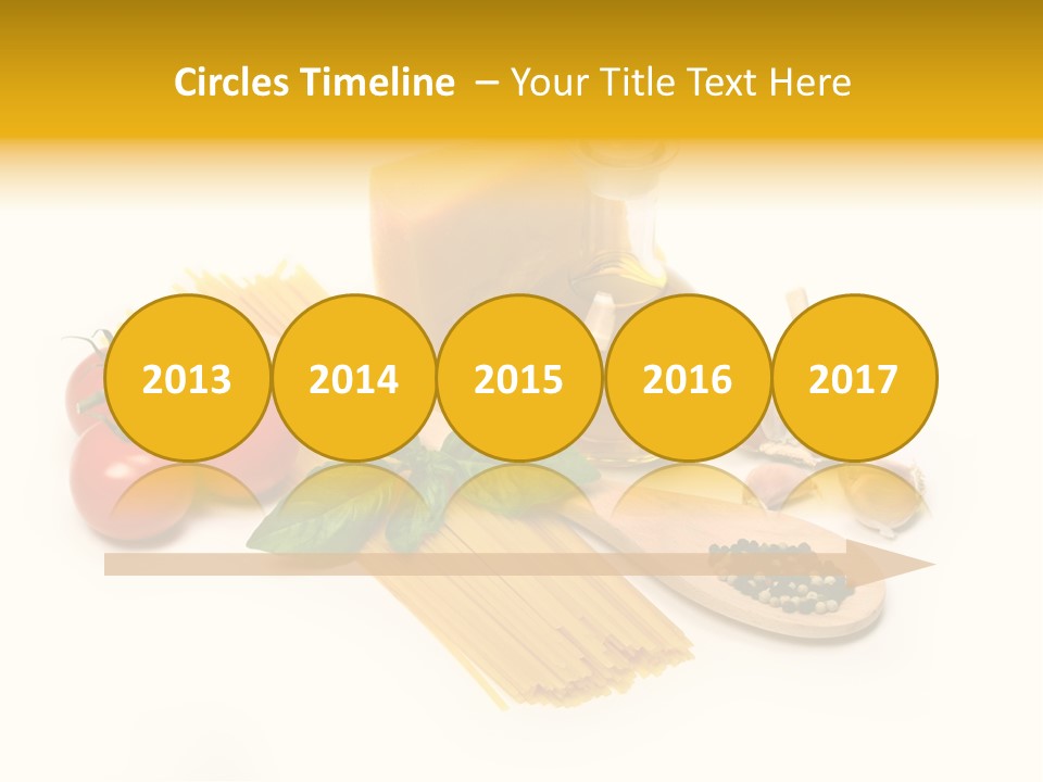 Yellow Culture Garlic PowerPoint Template