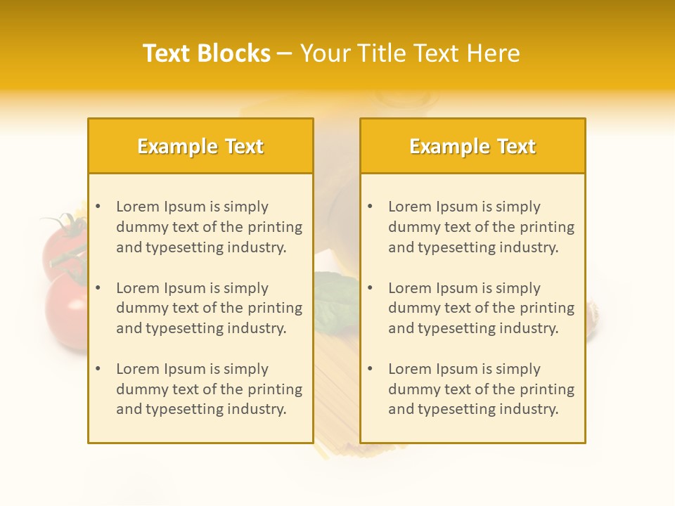 Yellow Culture Garlic PowerPoint Template