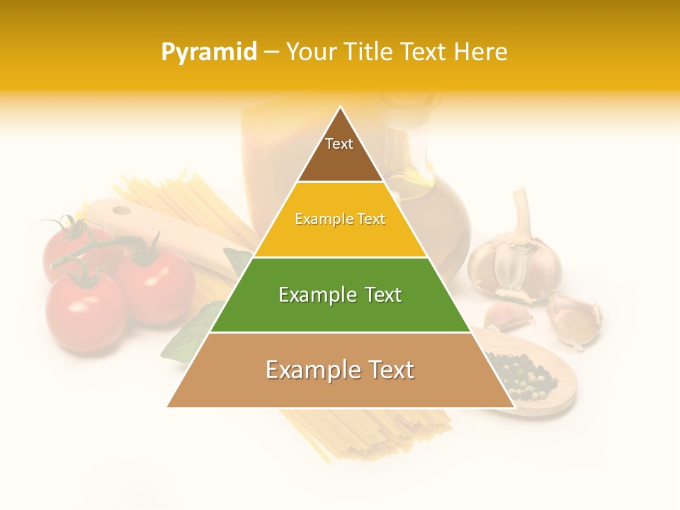 Yellow Culture Garlic PowerPoint Template