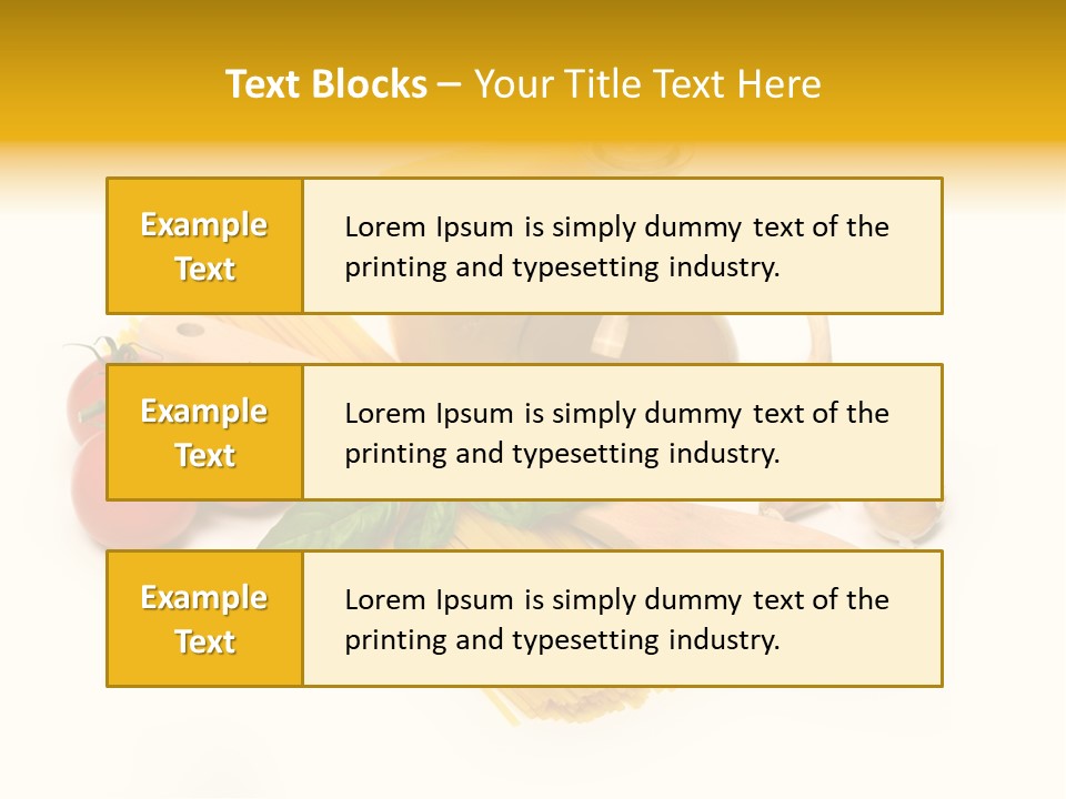 Yellow Culture Garlic PowerPoint Template