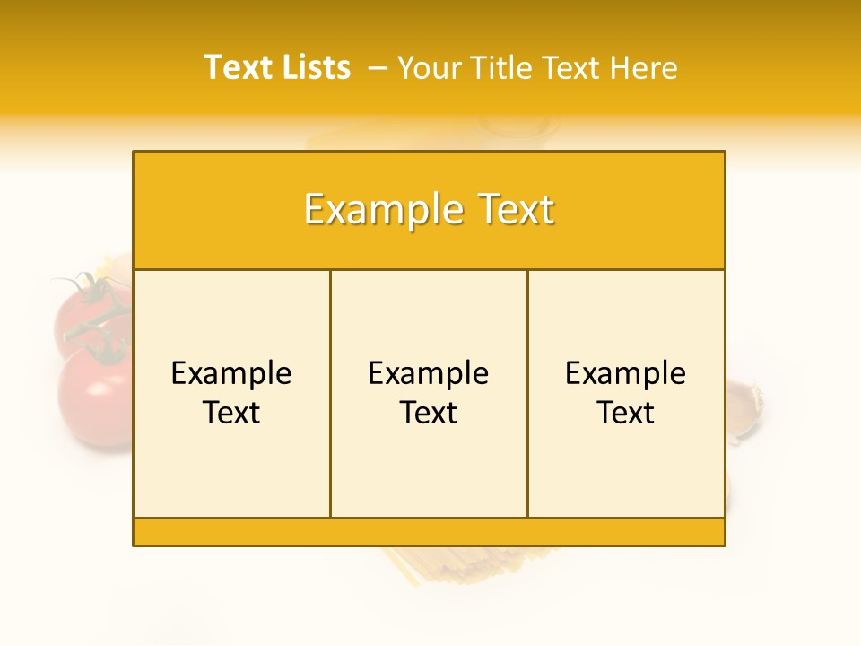 Yellow Culture Garlic PowerPoint Template