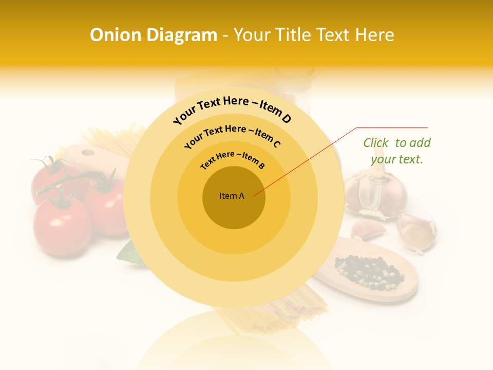Yellow Culture Garlic PowerPoint Template