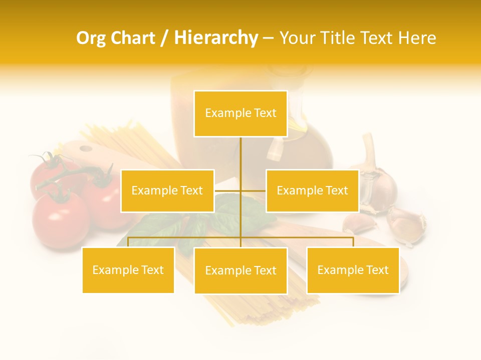 Yellow Culture Garlic PowerPoint Template