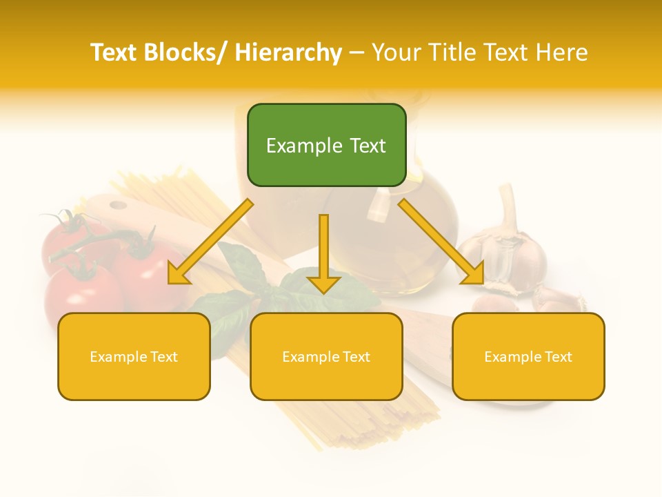 Yellow Culture Garlic PowerPoint Template