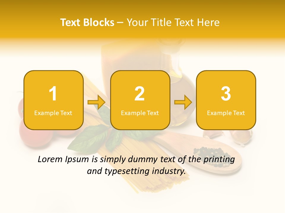 Yellow Culture Garlic PowerPoint Template