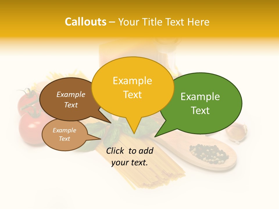 Yellow Culture Garlic PowerPoint Template