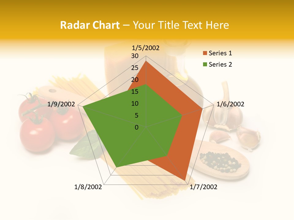 Yellow Culture Garlic PowerPoint Template