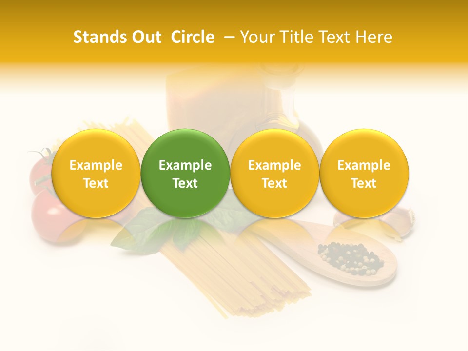 Yellow Culture Garlic PowerPoint Template