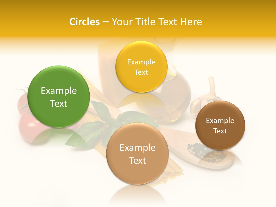 Yellow Culture Garlic PowerPoint Template