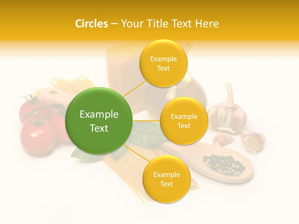 Yellow Culture Garlic PowerPoint Template