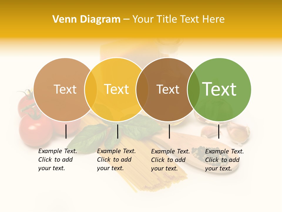 Yellow Culture Garlic PowerPoint Template