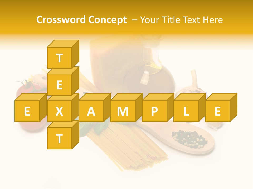 Yellow Culture Garlic PowerPoint Template