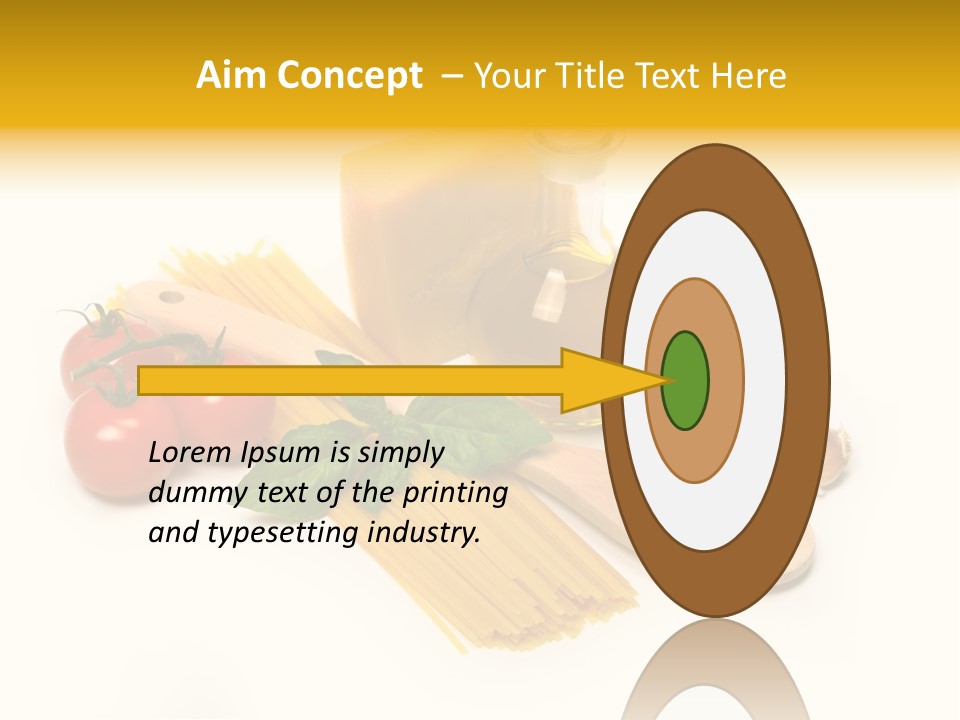 Yellow Culture Garlic PowerPoint Template