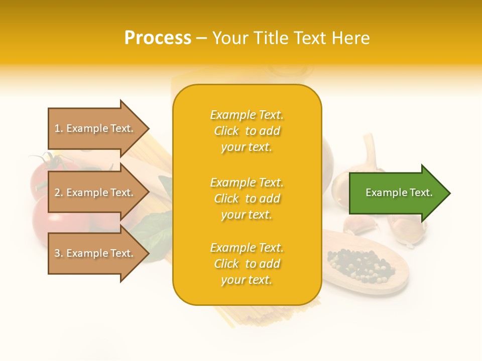 Yellow Culture Garlic PowerPoint Template