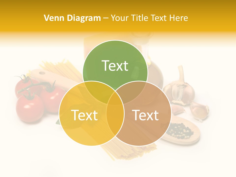 Yellow Culture Garlic PowerPoint Template