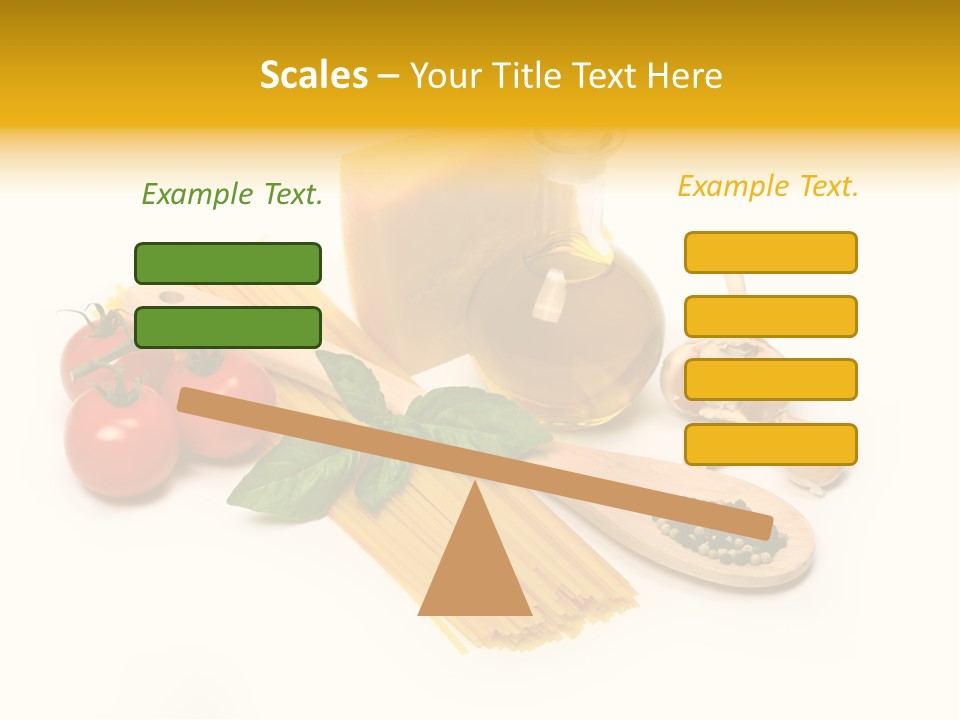 Yellow Culture Garlic PowerPoint Template