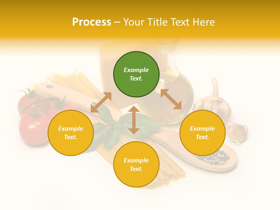 Yellow Culture Garlic PowerPoint Template