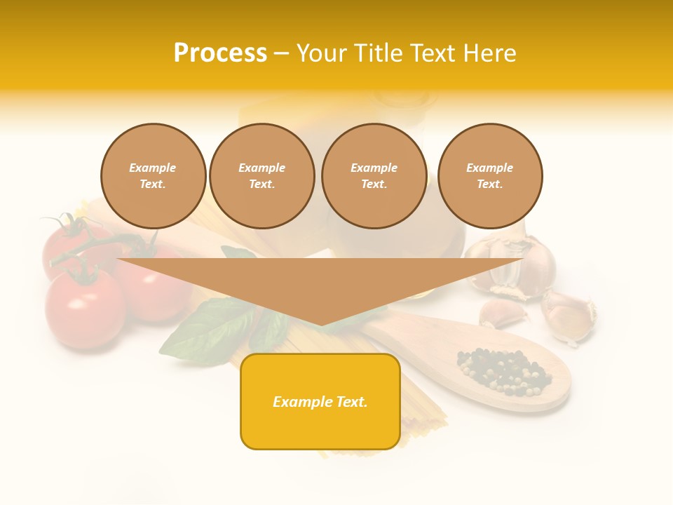 Yellow Culture Garlic PowerPoint Template