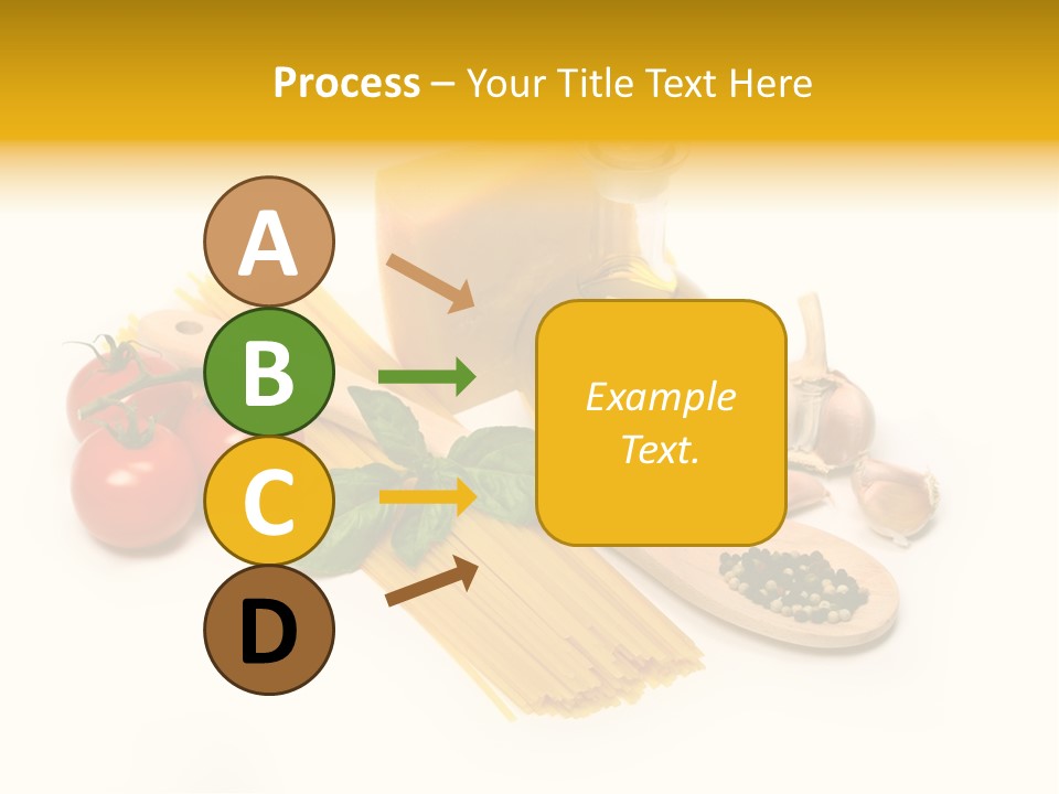 Yellow Culture Garlic PowerPoint Template